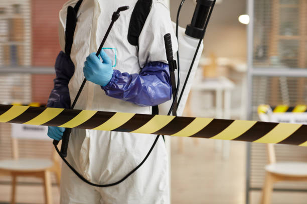 Professional Biohazard Cleanup technician working in Riverdale, IL